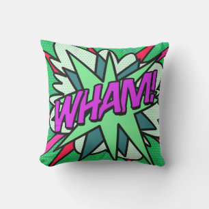 Moderne Coole Lustige WHAM-Comic-Book Kissen