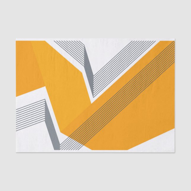 Moderne, coole, trendy, städtische, einfache seidenpapier (Vorderseite)