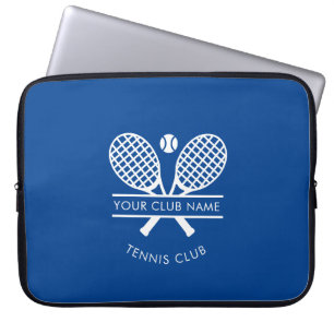 Moderne Country Club Name Tennis Brauch Laptopschutzhülle