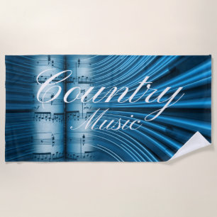 Moderne Country-Gitarre Strandtuch