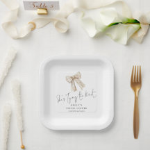Moderne Cream Bow verbindet das Brautparty des Kno