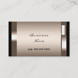 Moderne Creme Beruflich Elegante Visitenkarte