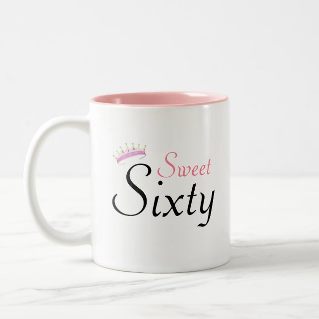 Moderne Crown Sweet Sixty Zweifarbige Tasse (Links)