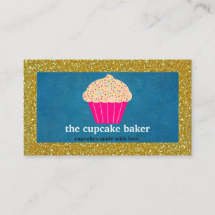Moderne Cupcake-Bäckerei-Konditorei-Küchenchef-Cat Visitenkarte