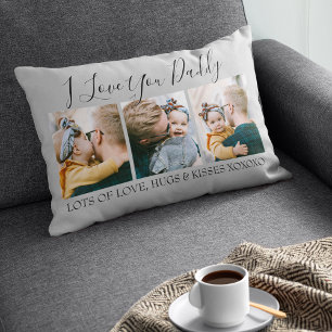 Moderne Custom I Liebe You Daddy   3 FOTO Lendenkissen