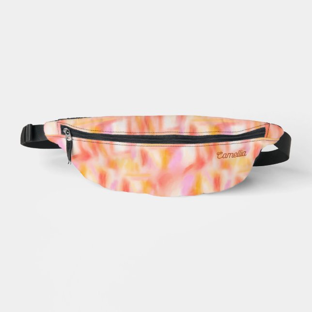 Moderne Cute Rose Jaune Tie Tee Nom Personnalisé (Recto)