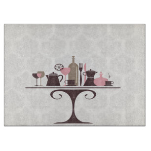Moderne Damask Kitchenware Cutting Board Schneidebrett
