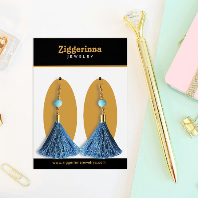 Moderne Dangle Ohrringe Schmuck Display Card (Von Creator hochgeladen)