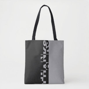 Moderne DANKE Banner + Ihr Backgr. Ideen Tasche