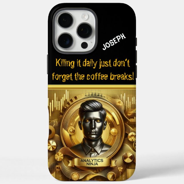 Moderne Datenwissenschaftler übertreffen in der An iPhone 16 Pro Max Hülle (Rückseite)