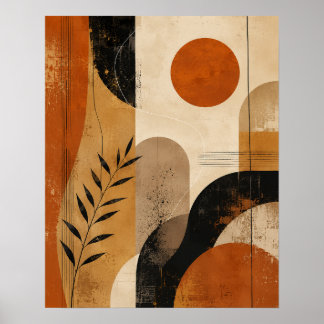 Moderne décoration murale géométrique abstraite Bo