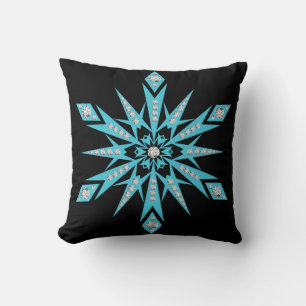 Moderne Decorative Kristallschneeflocke Kissen