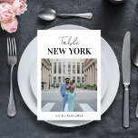 Moderne Destination Foto & Name Travel Wedding Tischnummer<br><div class="desc">Dekorieren Sie Ihre Hochzeitstische mit dieser eleganten Karte, mit Ihrem individuellen Foto und Text. Fügen Sie einfach Ihre eigenen Daten hinzu, indem Sie auf die Option "Personalisieren" klicken. 🌸 BITTE BEACHTEN: Die Größe dieser Karte beträgt 3, 5" x 5". Wenn Sie eine größere Größe haben möchten, kontaktieren Sie mich bitte,...</div>