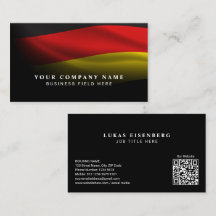 Moderne deutsche Nationalflagge mit QR-Code
