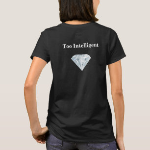 Moderne Diamant gezielt für den Einzelnen T-Shirt