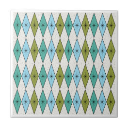 Moderne Diamanten aus dem Mittelalter Fliese
