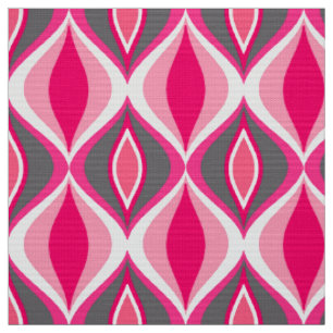 Moderne Diamanten aus dem Mittelalter, rosa, Fuchs Stoff