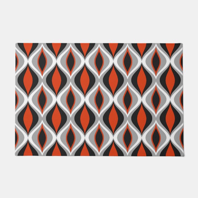 Moderne Diamanten aus dem Mittelalter, schwarz und Fußmatte (Vorderseite)