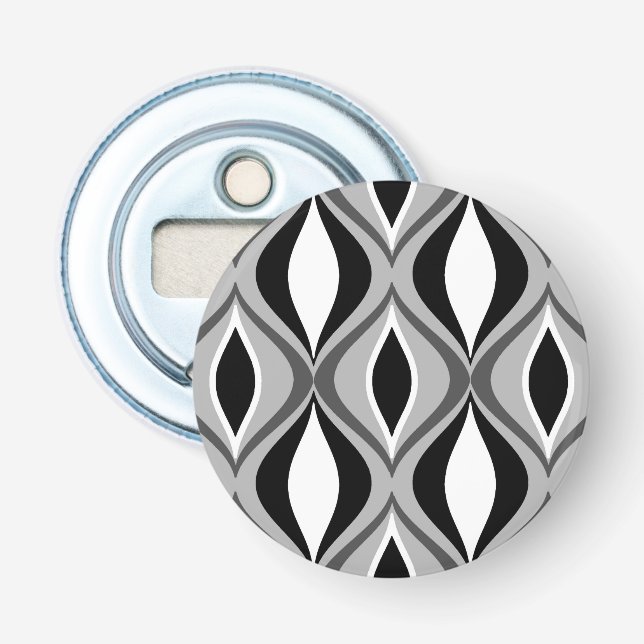 Moderne Diamanten aus dem Mittelalter, schwarz, we Flaschenöffner (Vorderseite)