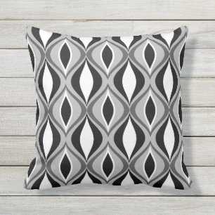 Moderne Diamanten aus dem Mittelalter, schwarz, we Kissen
