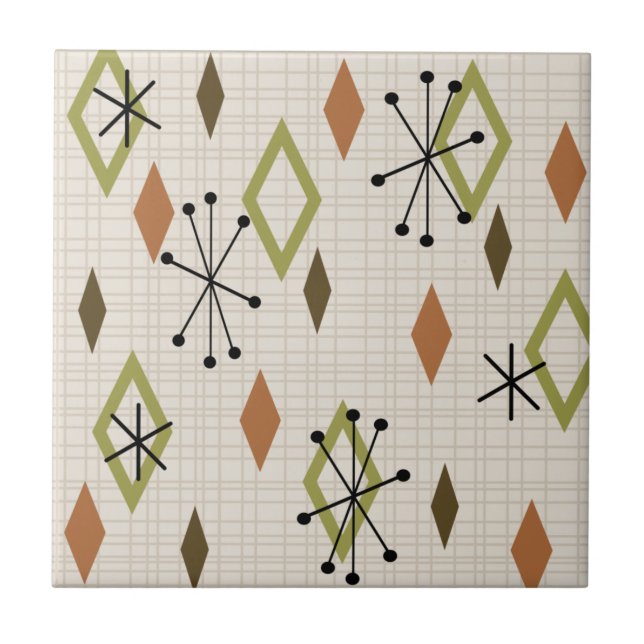 Moderne Diamanten - Naturerdnoten des Mittelalters Fliese (Vorderseite)