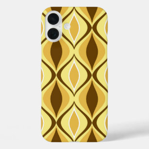 Moderne Diamanten, Senf Gold iPhone 16 Plus Hülle