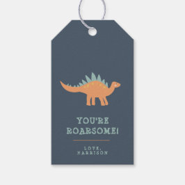 Moderne Dinosaurier Kinder Personalisierte Geschen Geschenkanhänger