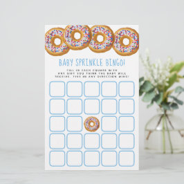 Moderne Donut Boys Kinderdusche Sprinkle Bingo