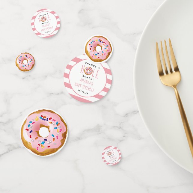 Moderne Donut Girls Babydusche Sprinkle Konfetti (Gruppe)