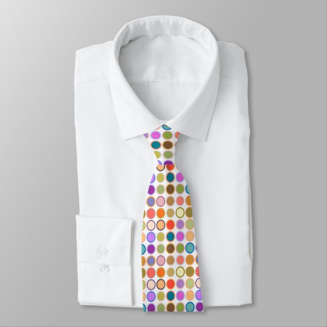 Moderne Dots aus dem Mittelalter - weiß mit mehrer Krawatte (Gebunden)