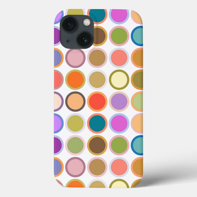 Moderne Dots aus der Mitte des Jahrhunderts, mehrf Case-Mate iPhone Hülle (Rückseite)