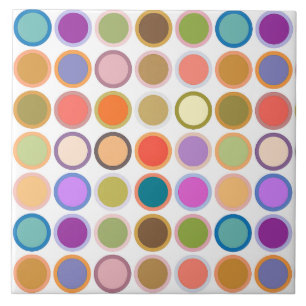 Moderne Dots aus der Mitte des Jahrhunderts, mehrf Fliese