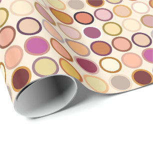 Moderne Dots - beige & neutral Geschenkpapier