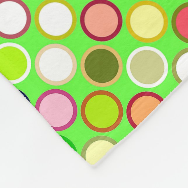 Moderne Dots - Limon mit Multi-Century Fleecedecke (Ecke)
