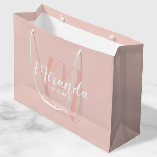 Moderne Drehbuch Personalisierte Bridesmaier Große Geschenktüte