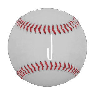Moderne Drei-Buchstaben-Monogramm-Initialen Weiß G Baseball