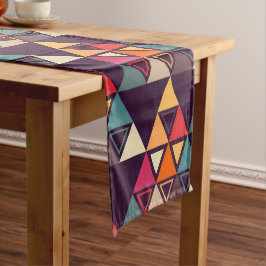 Moderne Dreieck-Quilts Mittelgroßer Tischläufer
