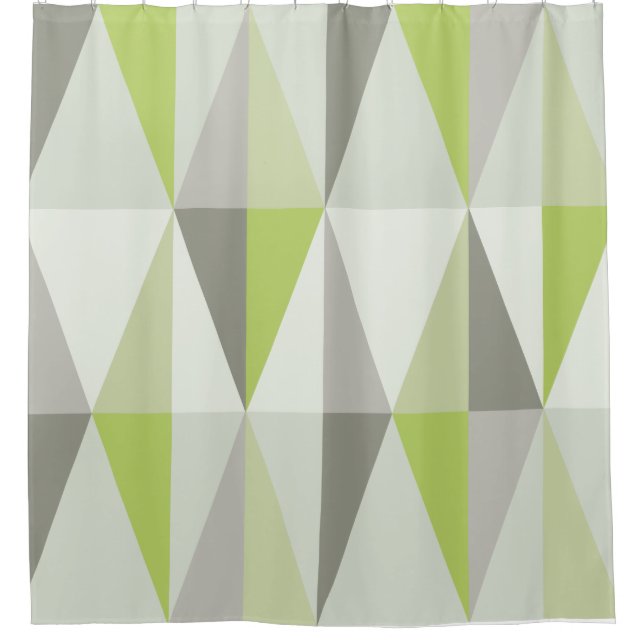 Moderne Dreiecke des Mittelalters Duschvorhang (Vorderseite)