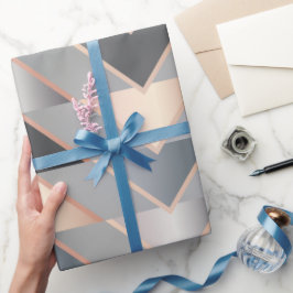 Moderne Dreiecke Geschenkpapier