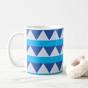 Moderne Dreiecksstreifen  Kaffeetasse