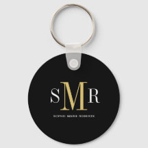 Moderne dreimalige Monogramm-Initialnamen