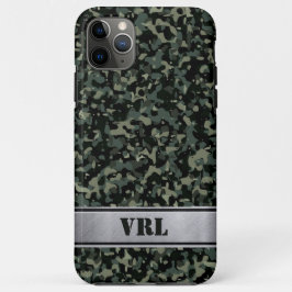 Moderne dunkelgrüne Camo iPhone 11 Pro Max Hülle