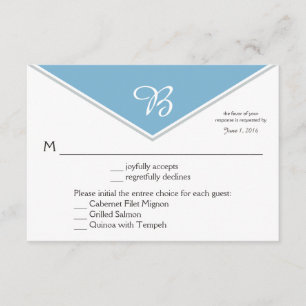 Moderne Dusk Blue Glacier Grey RSVP