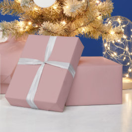 Moderne Dusty Rose rosa Schlicht Solid Color Geschenkpapier