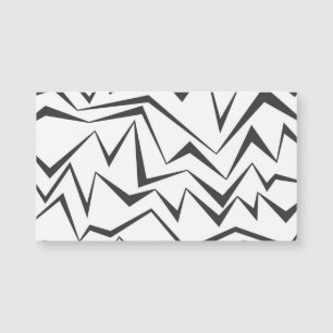 Moderne, dynamische, einfache, mutige abstrakte Gr Magnetkarte