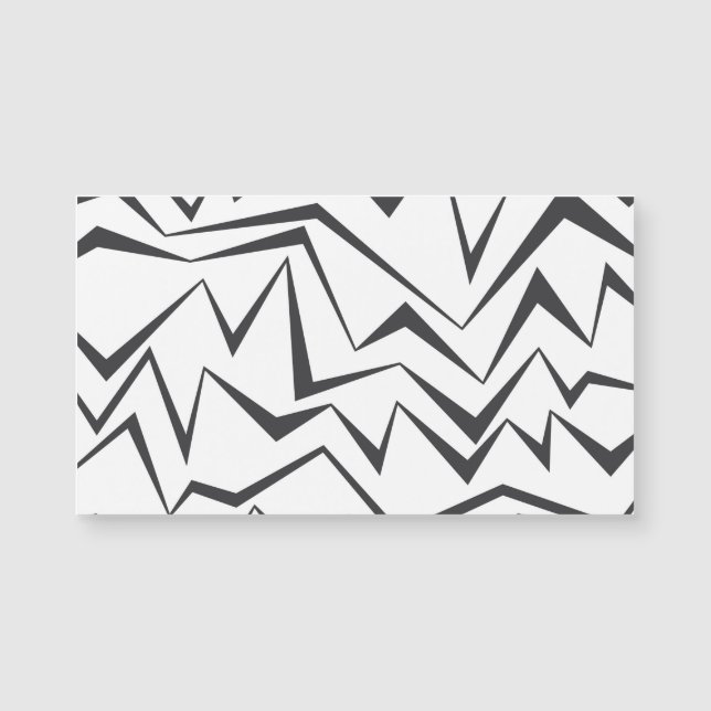 Moderne, dynamische, einfache, mutige abstrakte Gr Magnetkarte (Vorderseite)