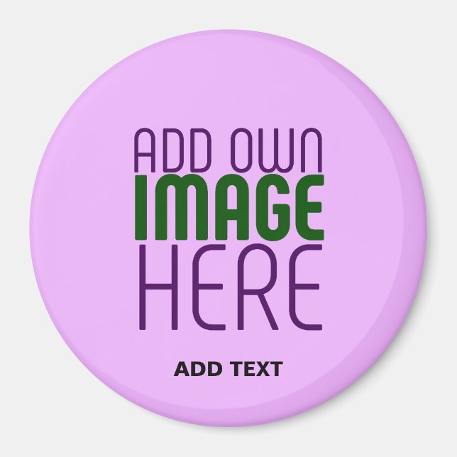 MODERNE EDITABLE EINFACHE MAUVE BILDERTEMPLATE MAGNET (Vorne)