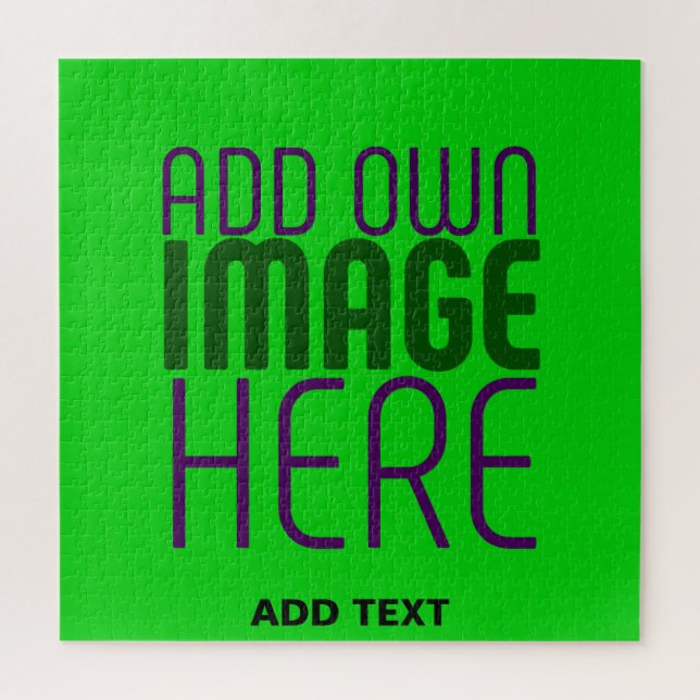 MODERNE, EDITABLE LIME GREEN BILDTEXTVORLAGE (Vertikal)