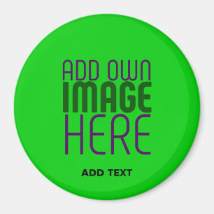 MODERNE, EDITABLE LIME GREEN BILDTEXTVORLAGE MAGNET