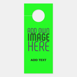 MODERNE, EDITABLE NEON GREEN IMAGE TEMPLATE TÜRANHÄNGER